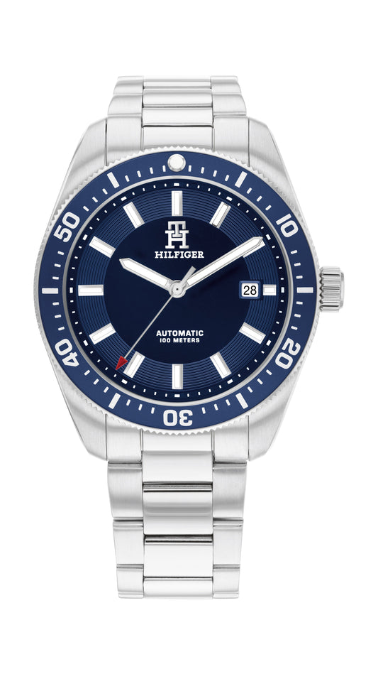 Tommy Hilfiger Th85 Stainless Steel Navy Dial Men's Watch 1710591 watches item