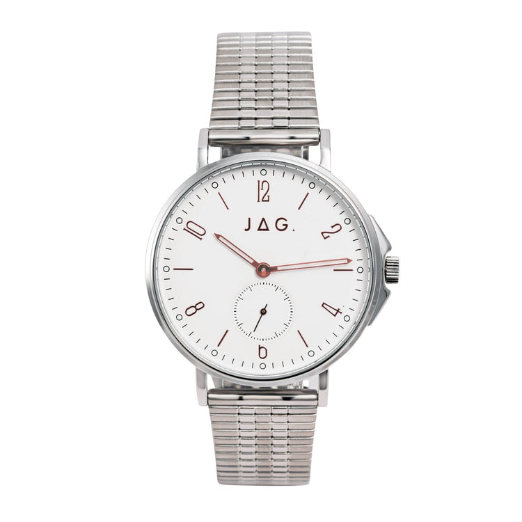 Jag Milton White and Silver Men's Watch J2784A