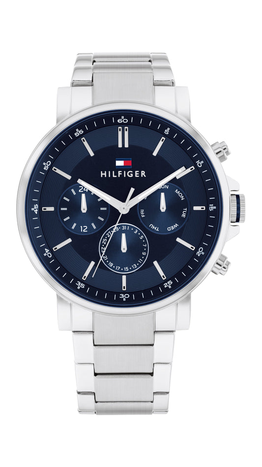 Tommy Hilfiger Tyson Stainless Steel Navy Dial Men's Watch 1710588 watches item
