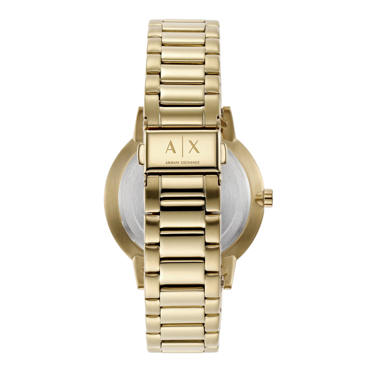 Armani Exchange Cayde Gold and Blue Men's Watch AX2749 Watches Armani Exchange