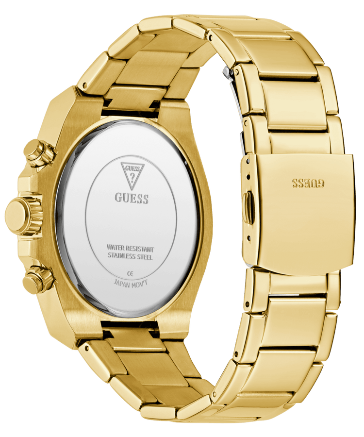 GUESS Men's Gold Tone Multi-function Watch GW0899G2