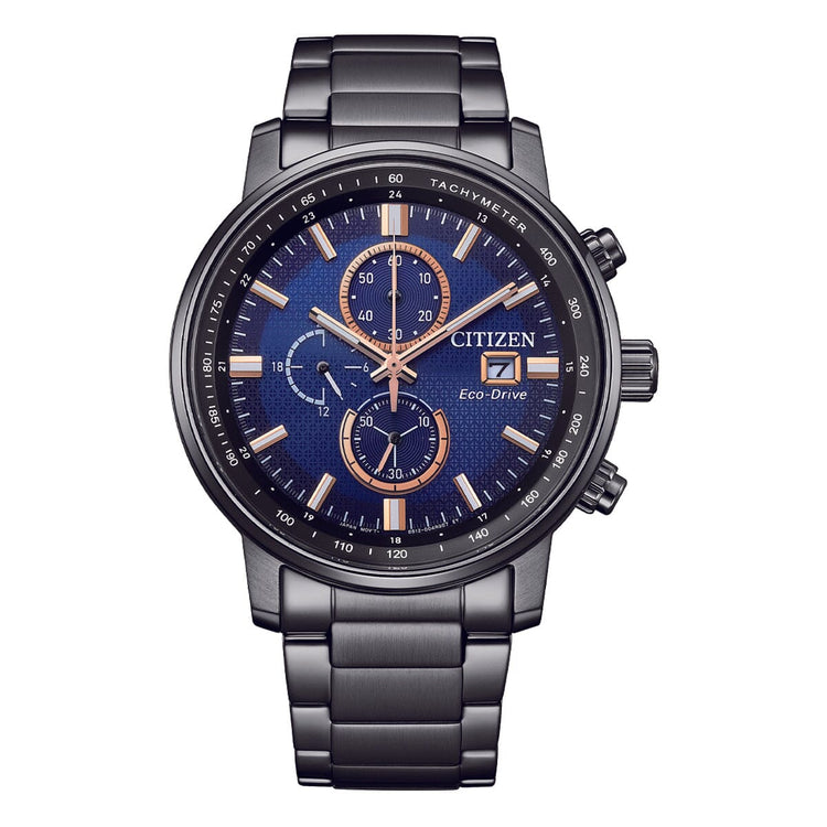 Citizen Men's Eco-Drive Chronograph Watch CA0845-83L Watches Citizen