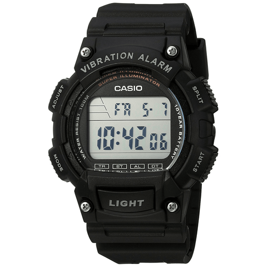 Casio Black Digital Watch W736H-1A watches item