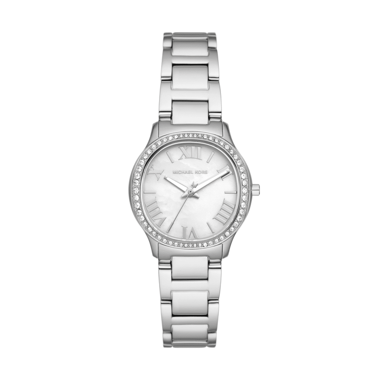 Michael Kors Sage Three-Hand Stainless Steel Watch MK4824