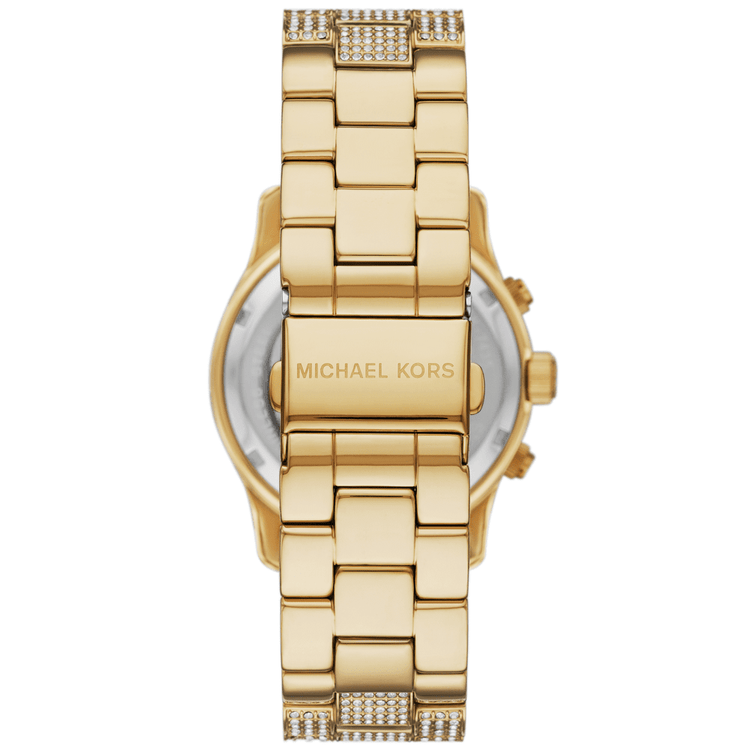 Michael Kors Runway Chronograph Gold-Tone Stainless Steel Watch MK7435