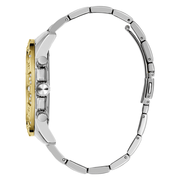 Guess Trend Majestic Trend Two-Tone Silver and Gold-Tone Multi-function Men's Watch GW0796G3