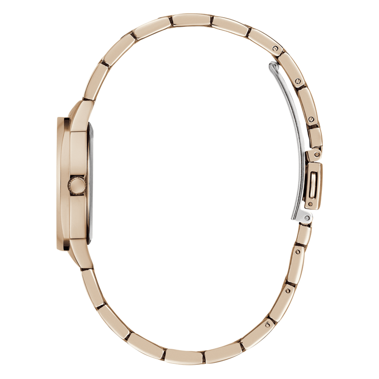 Guess Dress Charlotte Dress Rose Gold-Tone Crystal Bezel Women's Watch GW0767L3