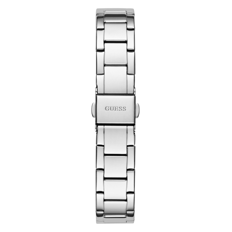Guess Dress Charlotte Dress Silver-Tone Crystal Bezel Women's Watch GW0767L1