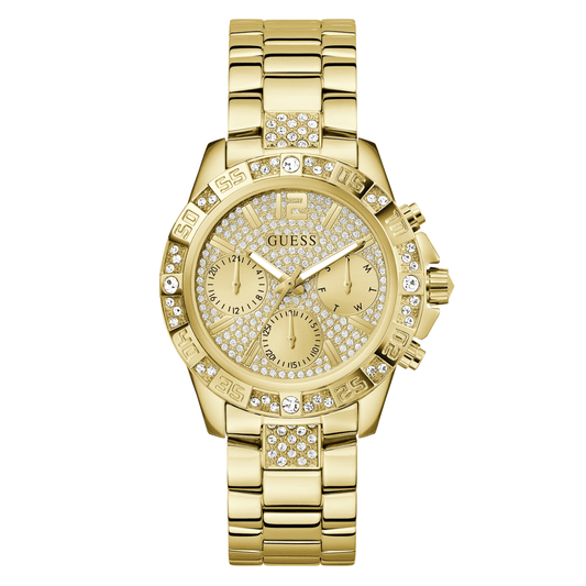 Guess Sport Majesty Sport Gold-Tone Crystal Bezel Men's Watch GW0771L2 watches item