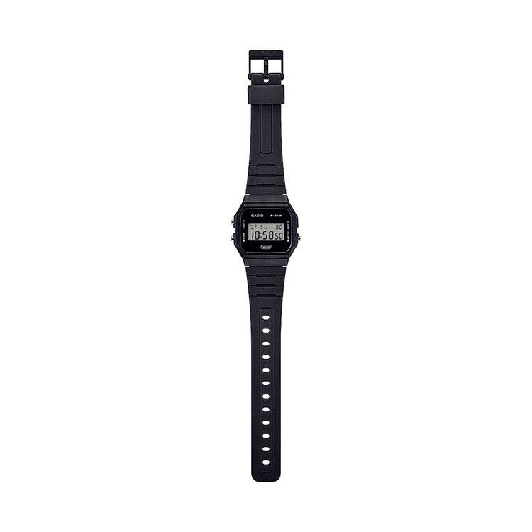 Casio Digital Led Stopwatch AlarmBlack Resin Band F91WB-1A