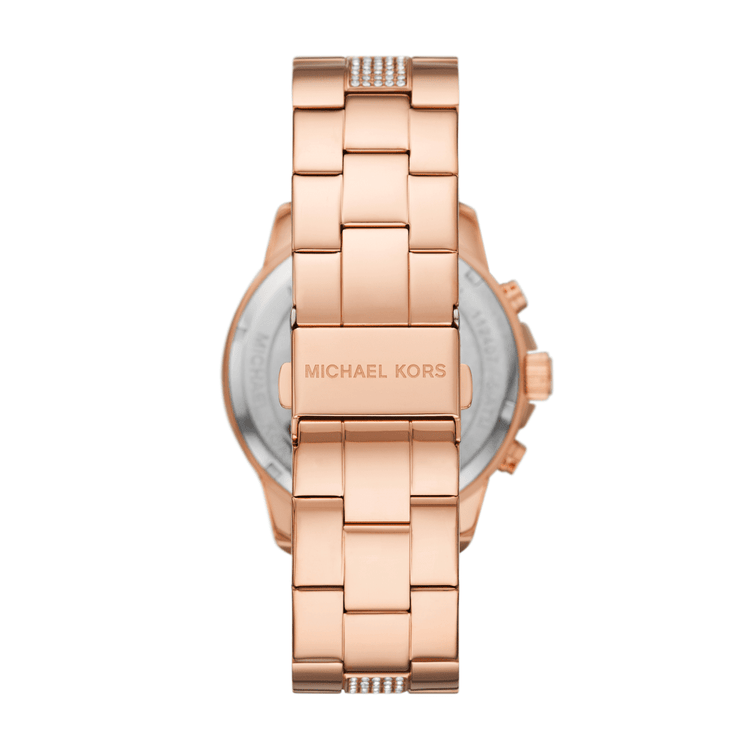 Michael Kors Brynn Chronograph Rose Gold-Tone Stainless Steel Watch MK7505