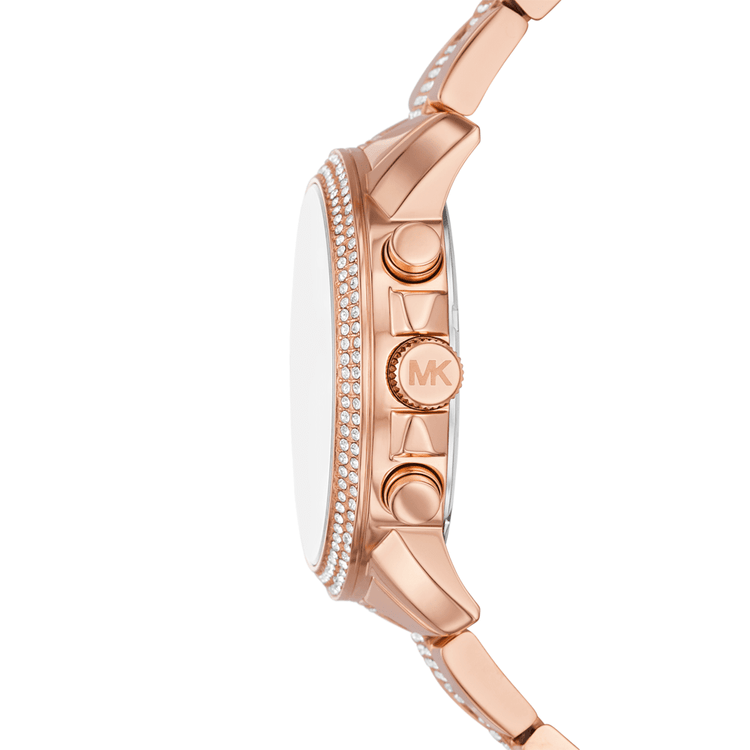 Michael Kors Brynn Chronograph Rose Gold-Tone Stainless Steel Watch MK7505
