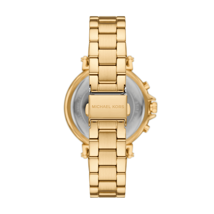 Michael Kors Maren Chronograph Gold-Tone Stainless Steel Watch MK7493