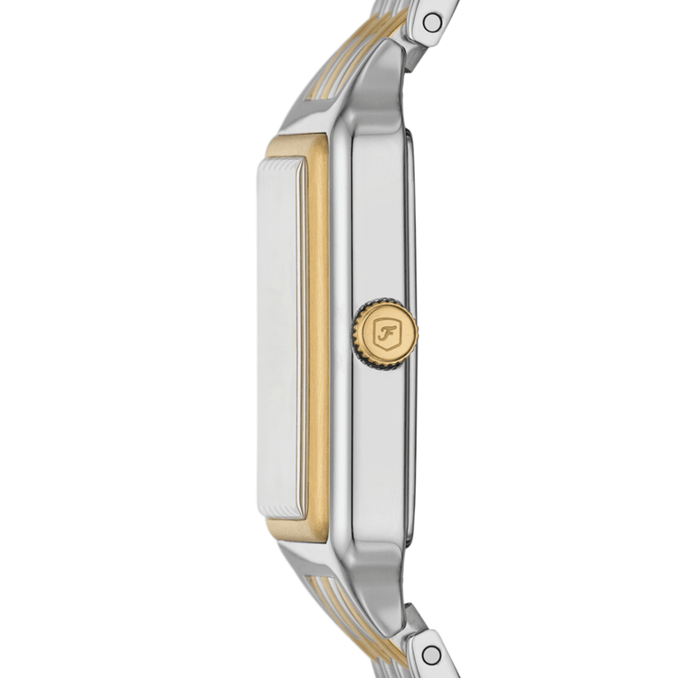 Fossil Raquel Three-Hand Date Two-Tone Stainless Steel Watch ES5368