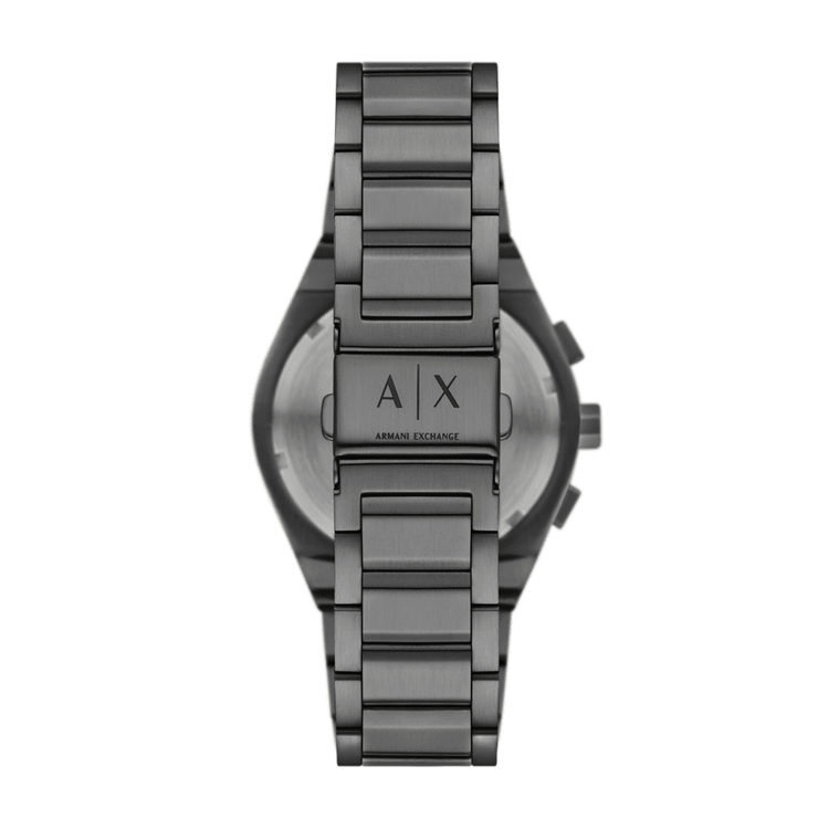 Armani Exchange Chronograph Gunmetal Stainless Steel Watch AX4182