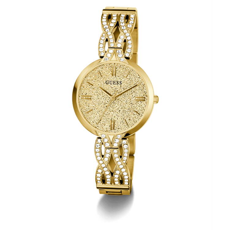 GUESS Ladies Gold Tone Analogue Watch GW0868L2
