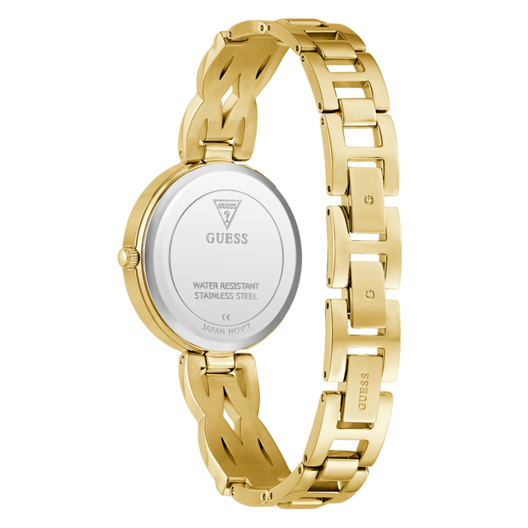 GUESS Ladies Gold Tone Analogue Watch GW0868L2