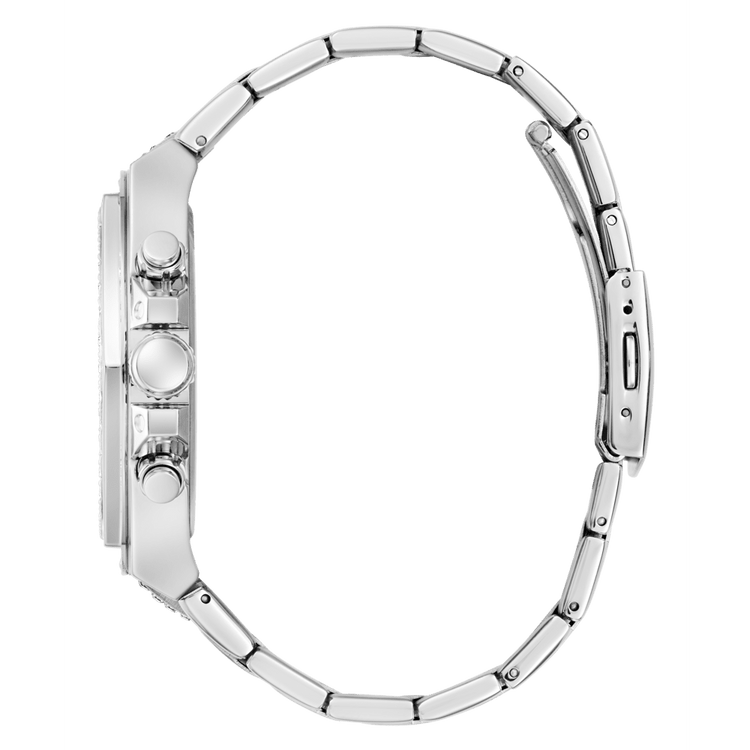 GUESS Men's Silver Tone Multi-function Watch GW0899G1