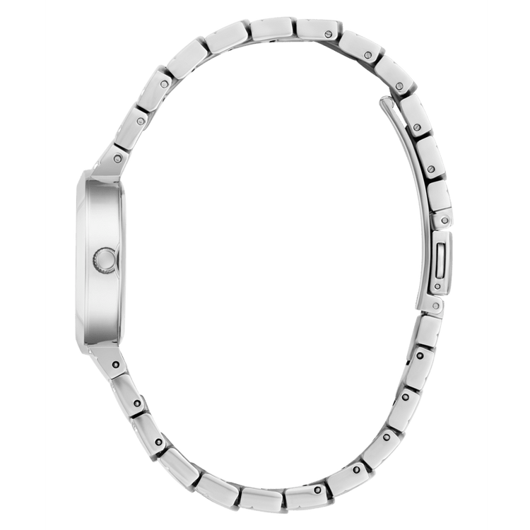 GUESS Ladies Silver Tone Analogue Watch GW0871L1