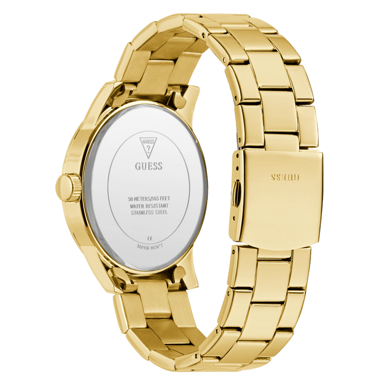GUESS Men's Gold Tone Analogue Watch GW0915G1