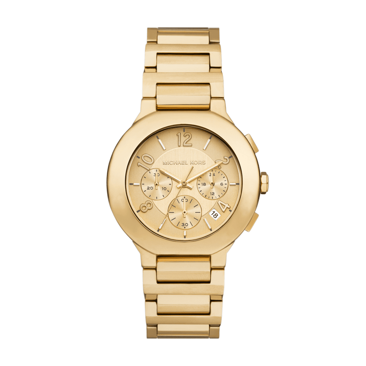 Michael Kors Gramercy Chronograph Gold-Tone Stainless Steel Watch MK7520