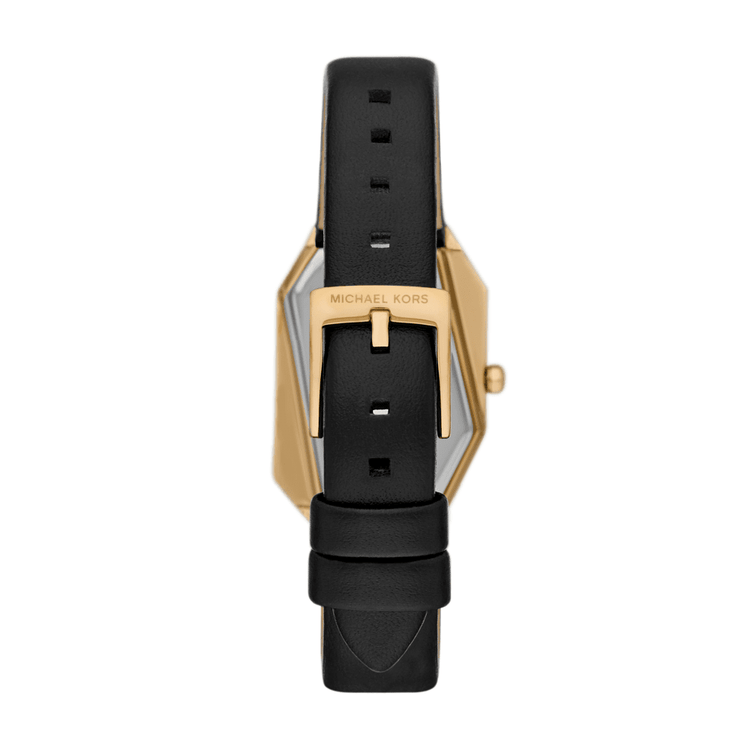 Michael Kors Suri Two-Hand Black Leather Watch MK4880