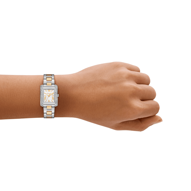 Michael Kors Emery Three-Hand Stainless Steel Watch MK4882