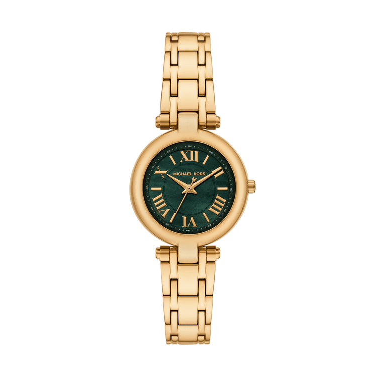 Michael Kors Laney Three-Hand Gold-Tone Stainless Steel Watch MK4892