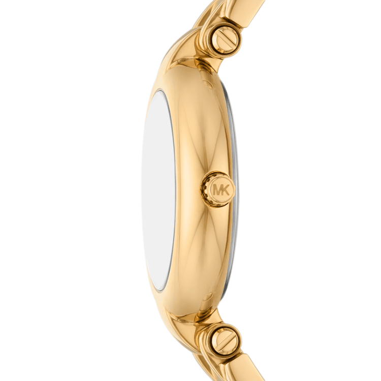 Michael Kors Laney Three-Hand Gold-Tone Stainless Steel Watch MK4892