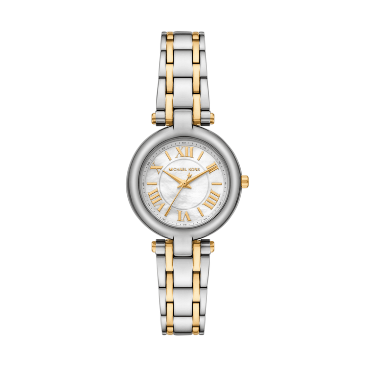 Michael Kors Laney Three-Hand Two-Tone Stainless Steel Watch MK4895