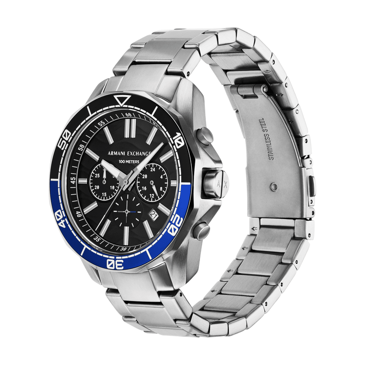 Armani Exchange Chronograph Stainless Steel Watch AX7166SET