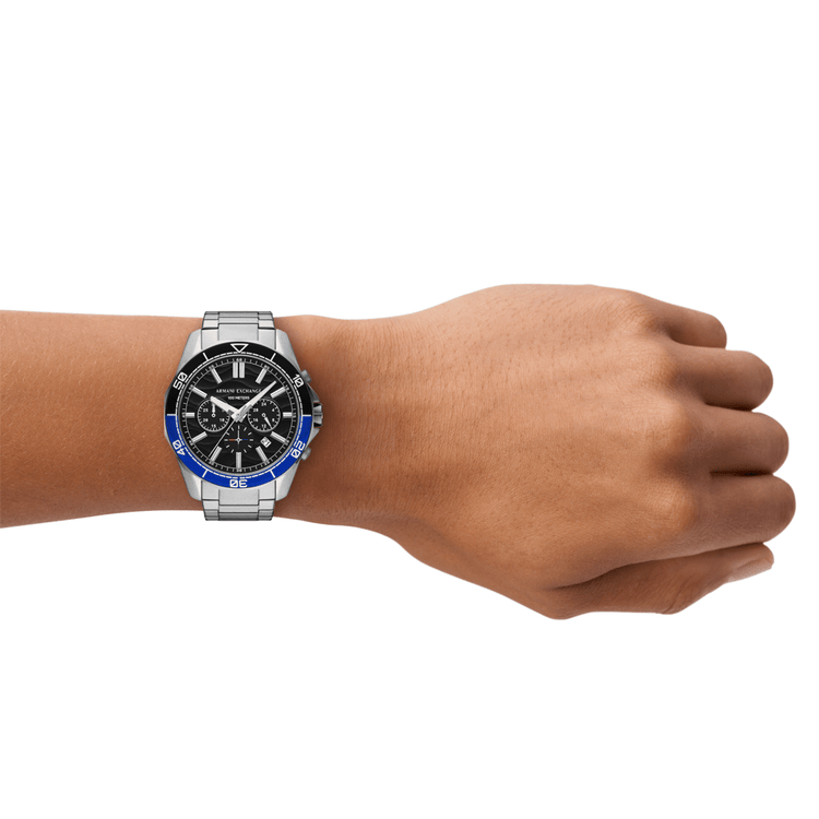 Armani Exchange Chronograph Stainless Steel Watch AX7166SET