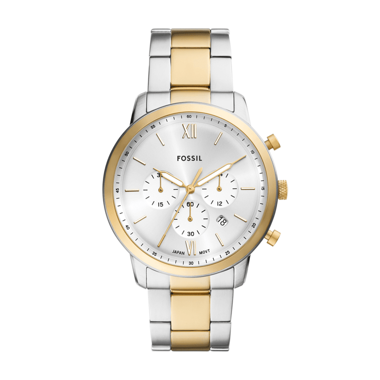 Fossil Neutra Chronograph Two-Tone Stainless Steel Watch FS6112