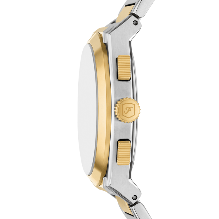 Fossil Everett Chronograph Two-Tone Stainless Steel Watch FS6106