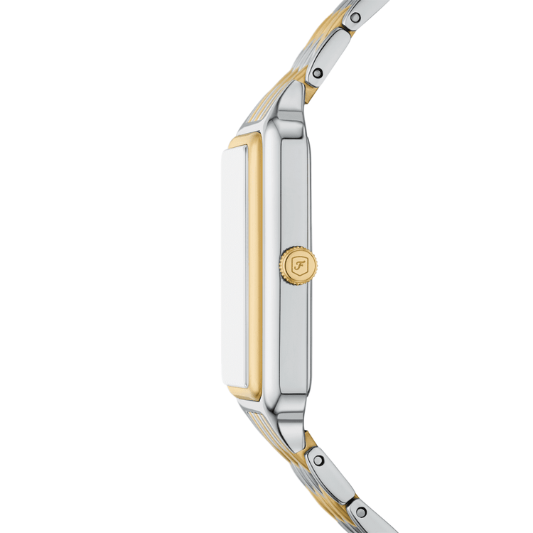 Fossil Raquel Sun Moon Multifunction Two-Tone Stainless Steel Watch ES5399
