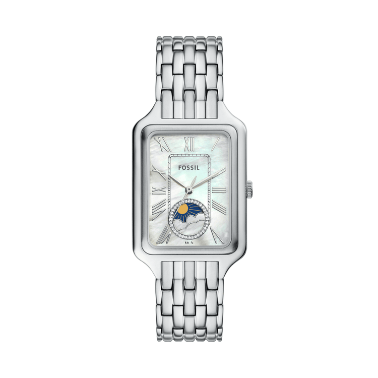 Fossil Raquel Sun Moon Multifunction Stainless Steel Watch ES5400