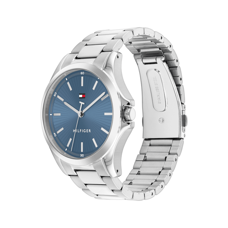 Tommy Hilfiger Bruce Stainless Steel Blue Dial Men's Watch 1710670