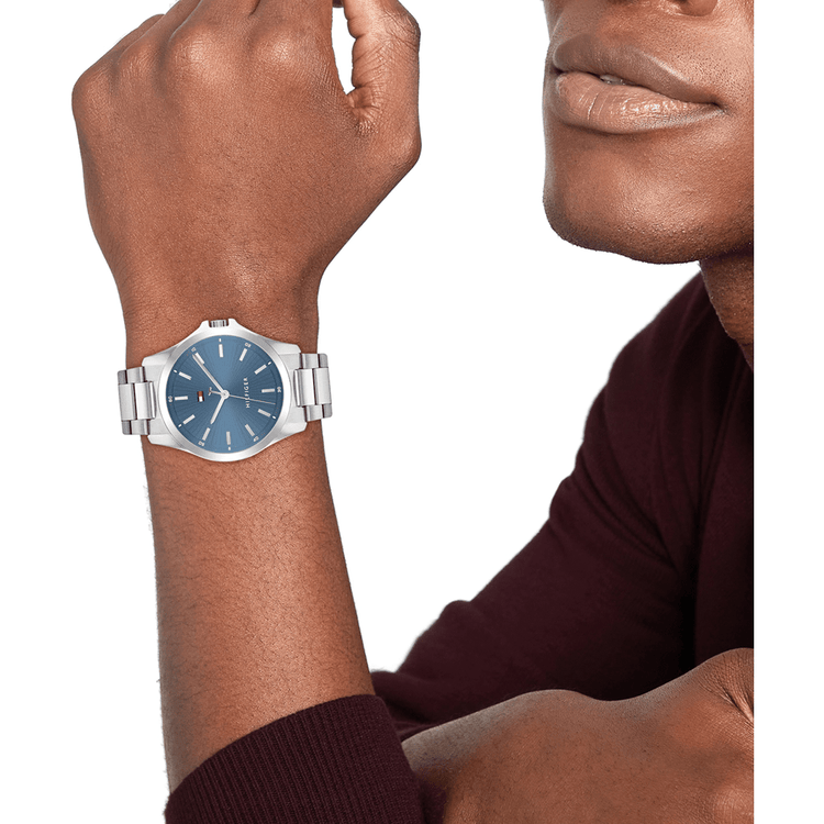 Tommy Hilfiger Bruce Stainless Steel Blue Dial Men's Watch 1710670