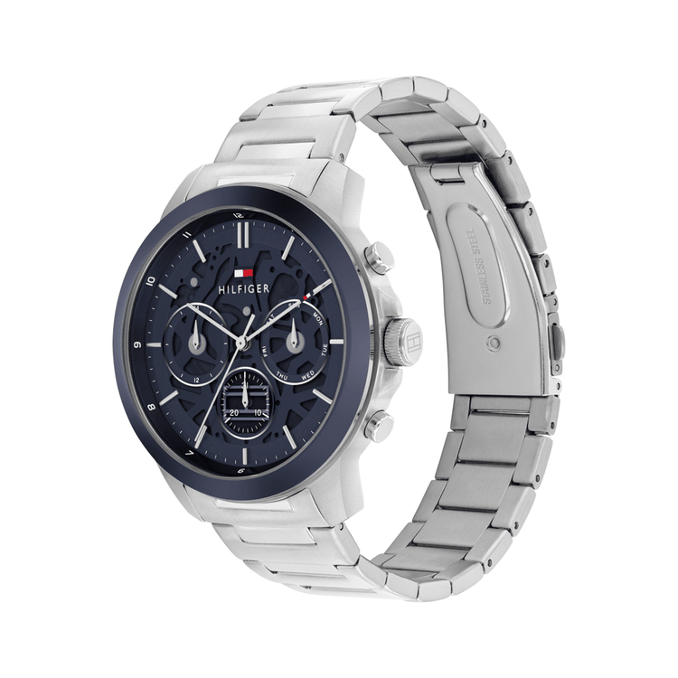 Tommy Hilfiger Henry Stainless Steel Blue Dial Men's Watch 1710684