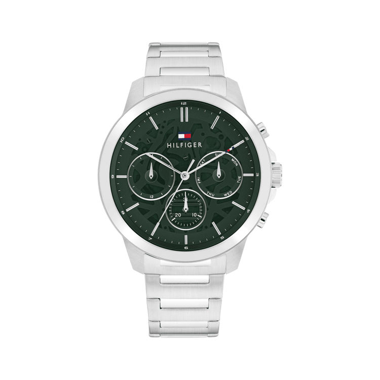 Tommy Hilfiger Henry Stainless Steel Green Dial Men's Watch 1710686
