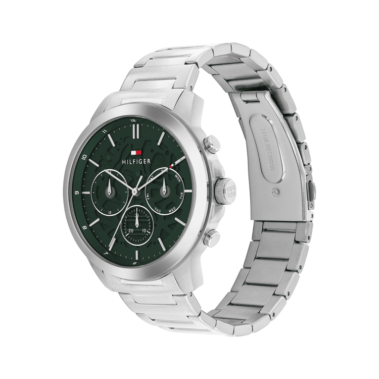 Tommy Hilfiger Henry Stainless Steel Green Dial Men's Watch 1710686