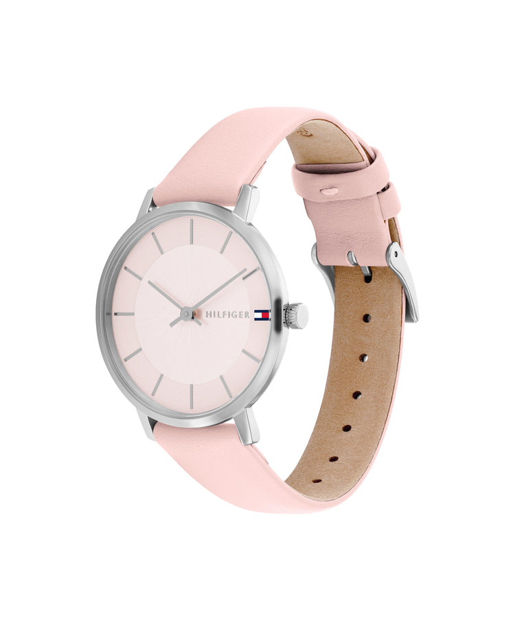 Tommy Hilfiger Pippa Blush Leather Blush Dial Women's Watch 1782670