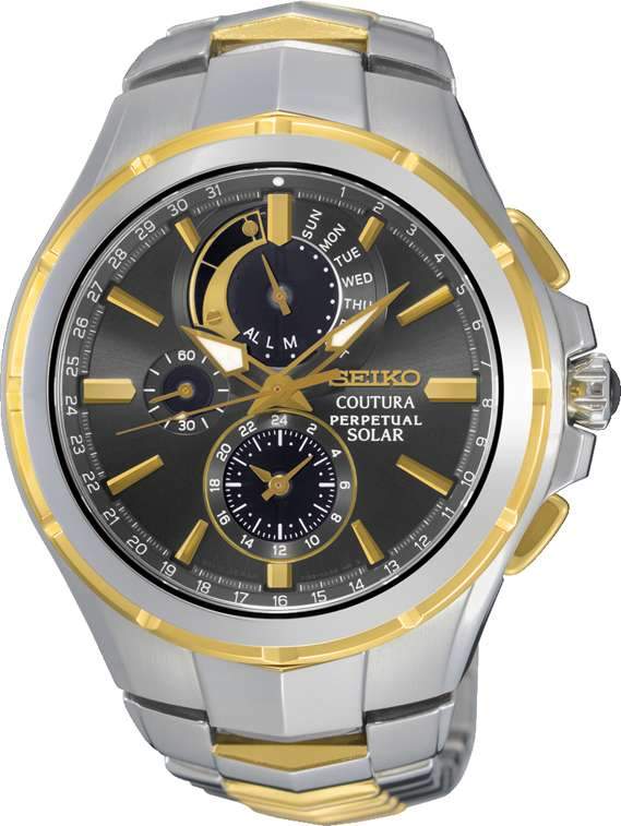 Seiko Coutura Mens Solar Watch SSC376 Watches Galore