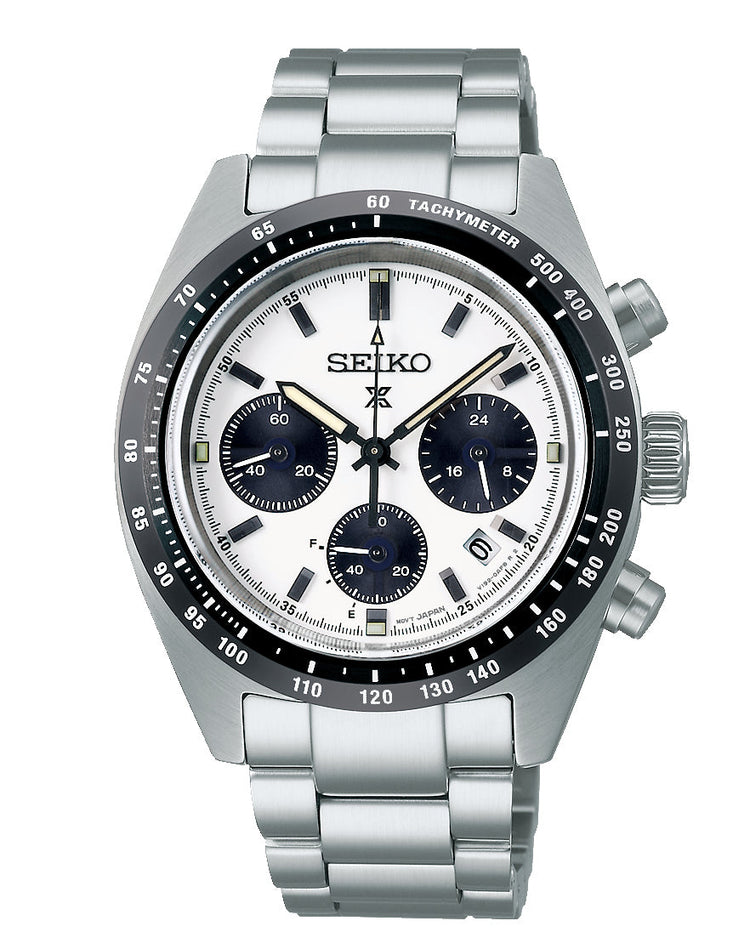 Seiko Prospex Black and Silver Men's Watch SSC813P