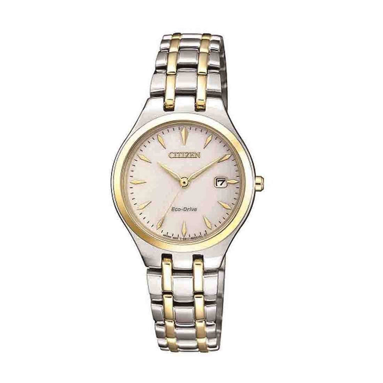 Citizen Eco Drive Ladies Two Tone Watch EW2484-82B Watches Citizen