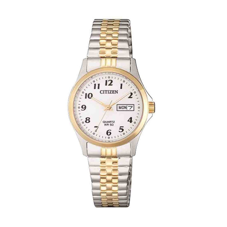 Citizen Ladies Two Tone Watch Model EQ2004-95A Watches Citizen