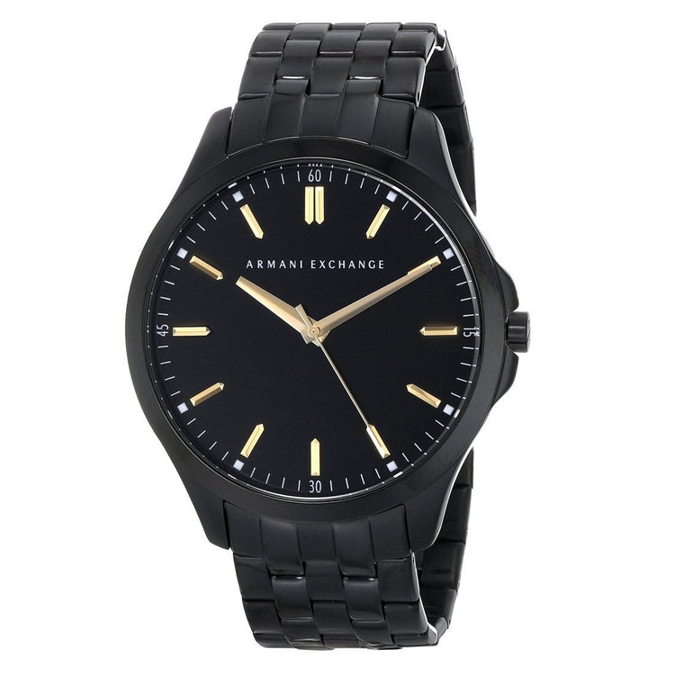 Armani Exchange Men's Black Face Black Band Watch AX2144 Watches Armani Exchange