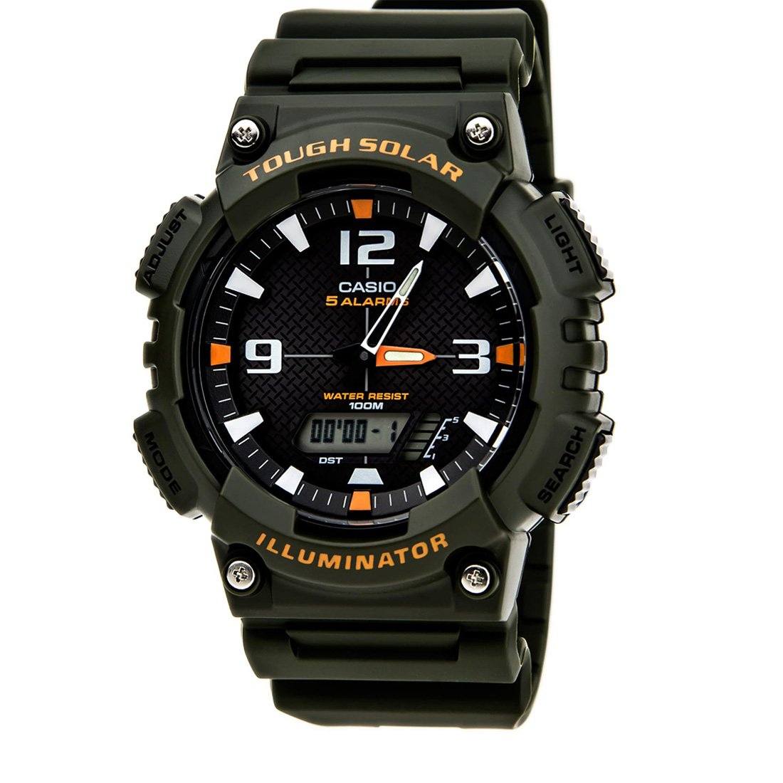 Green casio clearance watch