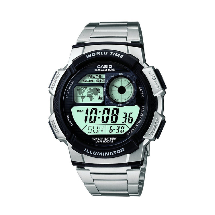 Casio Mens Digital Watch Model- AE1000D-1 Watches Casio