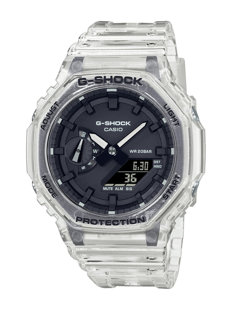Casio G Shock Transparent Watch GA-2100SKE-7ADR Watches Casio